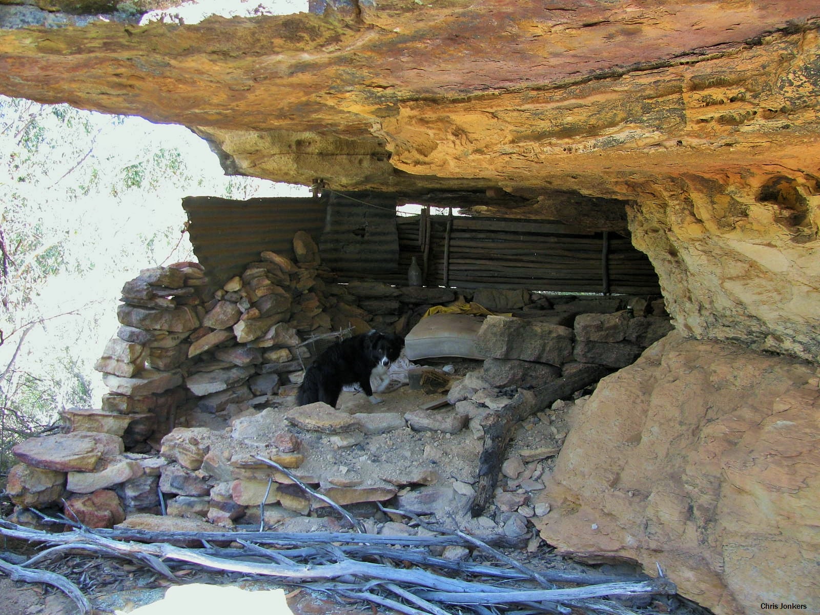 Hermit's Cave above Pine Dale Mine BBSF 2011