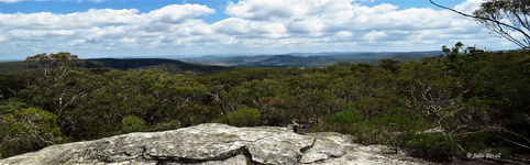 Invincible Trail Western part of GoS SCA aka BBSF Pagoda formations above Invincible Open Cut Mine Cullen Bullen