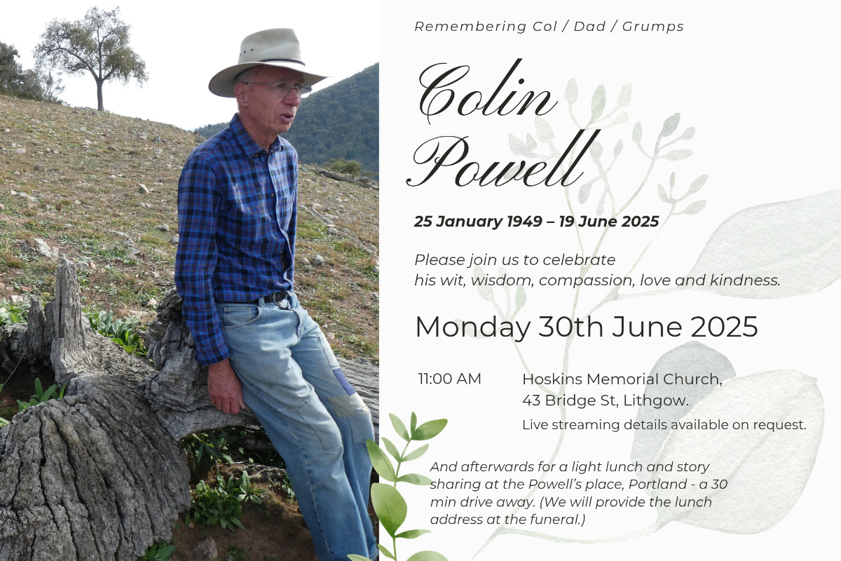 Colin Powell Funeral Notice